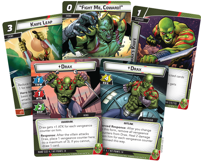 Marvel Champions : The Card Game - Drax Hero Pack
